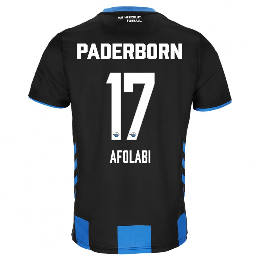 Danxen Kinder Gentil Afolabi #17 Schwarz Blau Heimtrikot Trikot 2025/26 T-Shirt Österreich