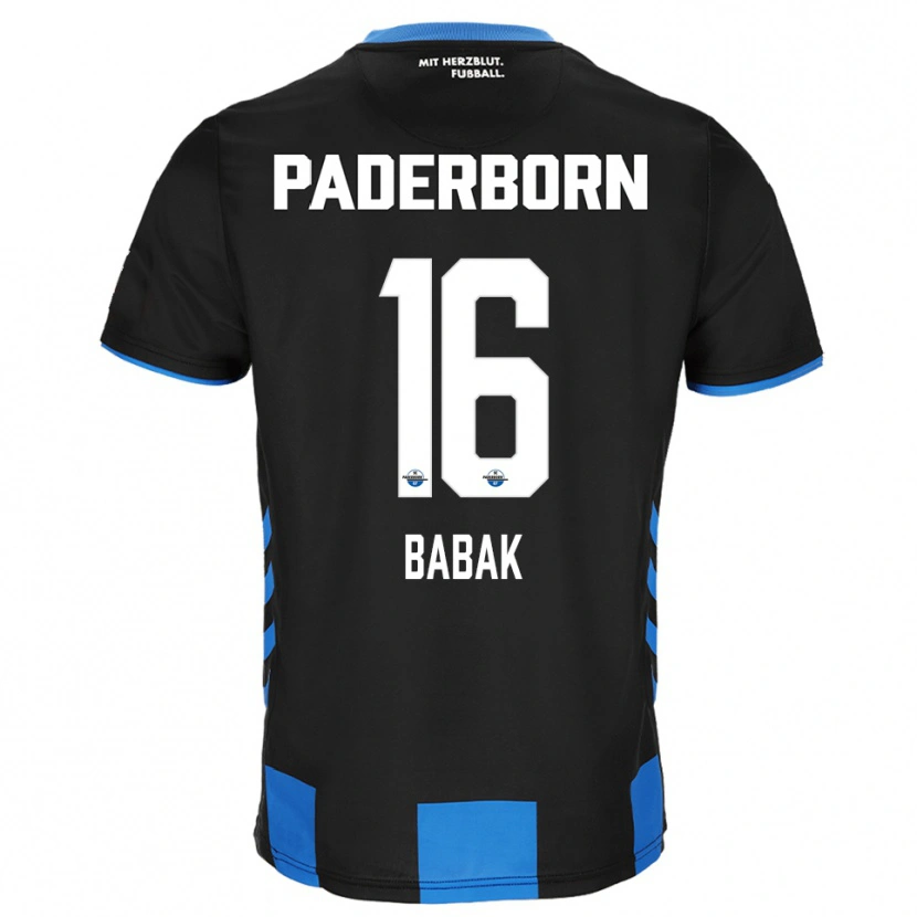 Danxen Kinder Fedir Babak #16 Schwarz Blau Heimtrikot Trikot 2025/26 T-Shirt Österreich