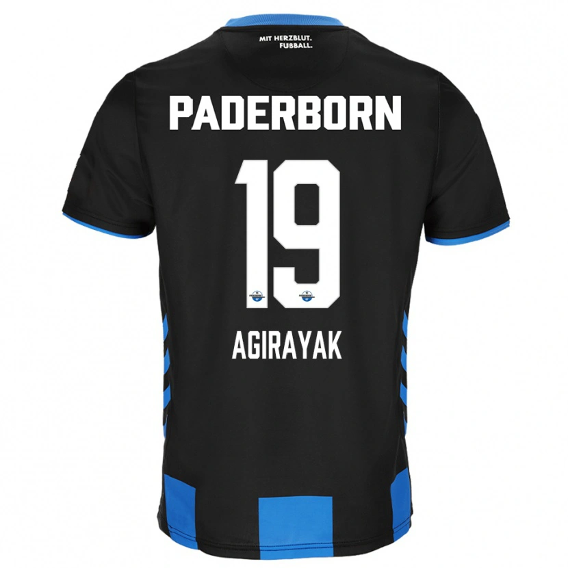 Danxen Kinder Cihan Agirayak #19 Schwarz Blau Heimtrikot Trikot 2025/26 T-Shirt Österreich