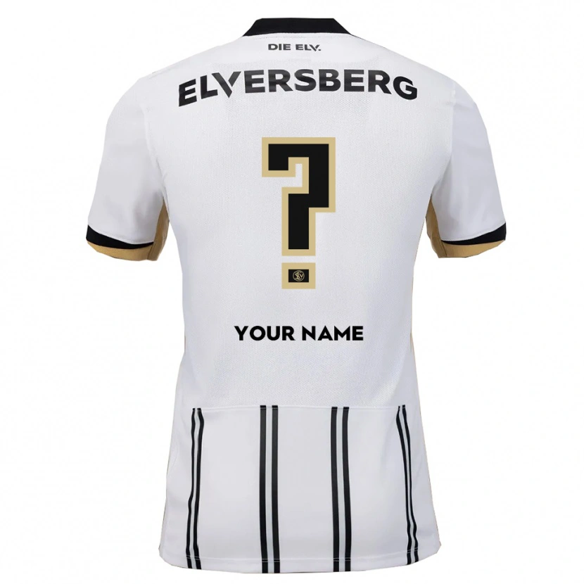 Danxen Kinder Ihren Namen #0 Weiß Schwarz Heimtrikot Trikot 2025/26 T-Shirt Österreich