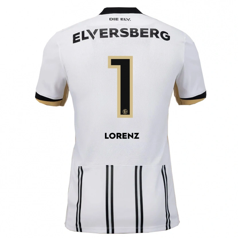 Danxen Kinder Paul Lorenz #1 Weiß Schwarz Heimtrikot Trikot 2025/26 T-Shirt Österreich