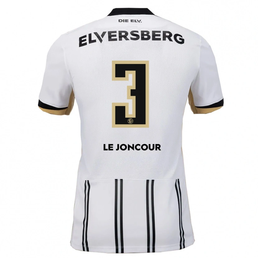 Danxen Kinder Florian Le Joncour #3 Weiß Schwarz Heimtrikot Trikot 2025/26 T-Shirt Österreich
