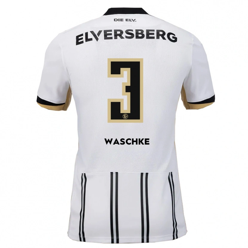 Danxen Kinder Finn Waschke #3 Weiß Schwarz Heimtrikot Trikot 2025/26 T-Shirt Österreich