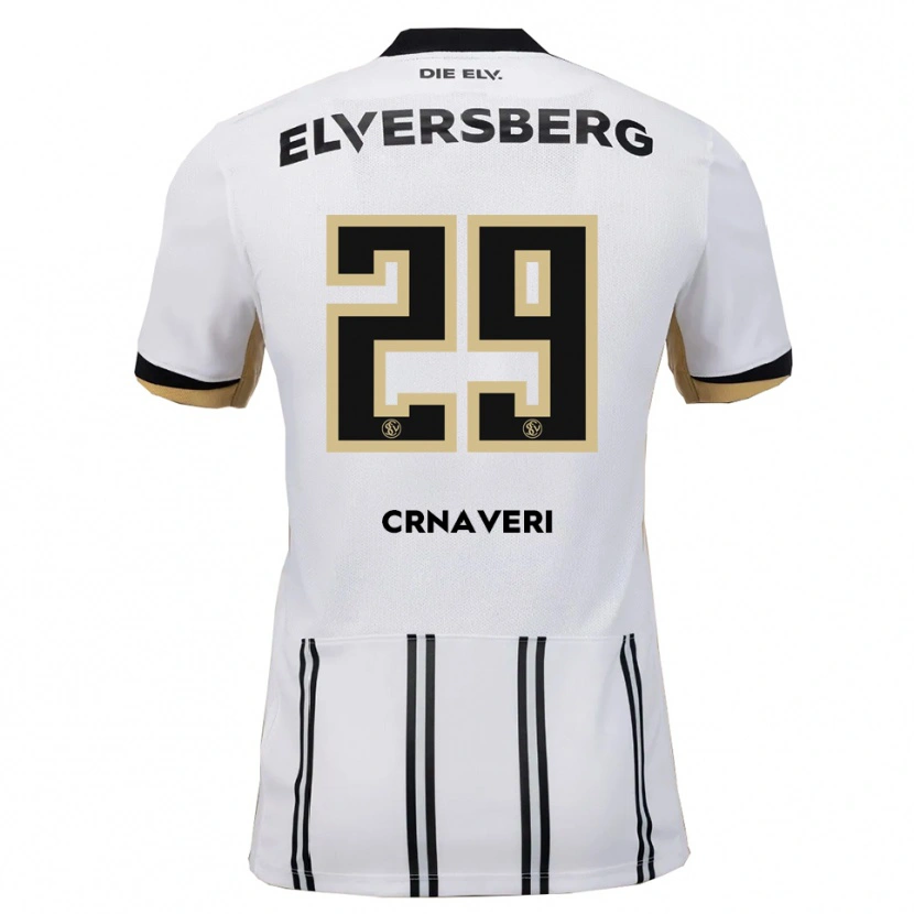 Danxen Kinder Laureta Crnaveri #29 Weiß Schwarz Heimtrikot Trikot 2025/26 T-Shirt Österreich
