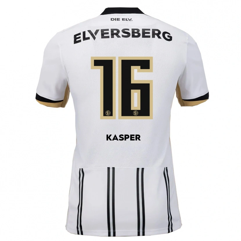 Danxen Kinder Mathis Kasper #16 Weiß Schwarz Heimtrikot Trikot 2025/26 T-Shirt Österreich