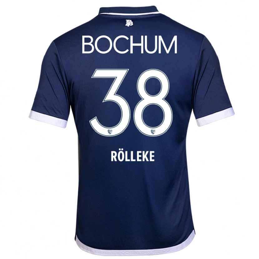 Danxen Kinder Hugo Rölleke #38 Marineblau Weiß Heimtrikot Trikot 2025/26 T-Shirt Österreich