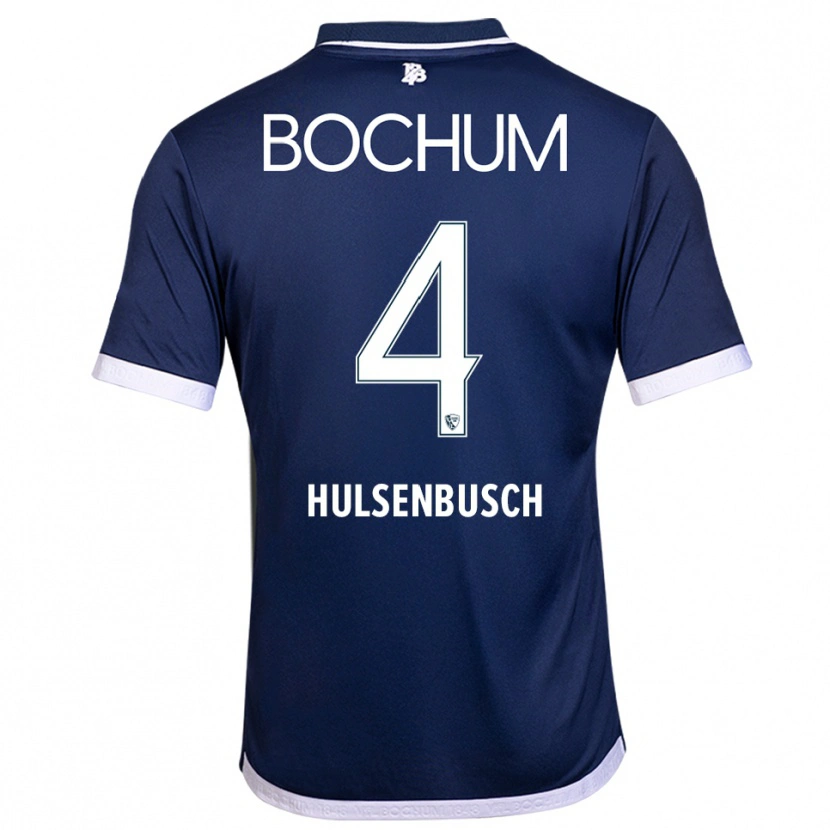 Danxen Kinder Daniel Hülsenbusch #4 Marineblau Weiß Heimtrikot Trikot 2025/26 T-Shirt Österreich