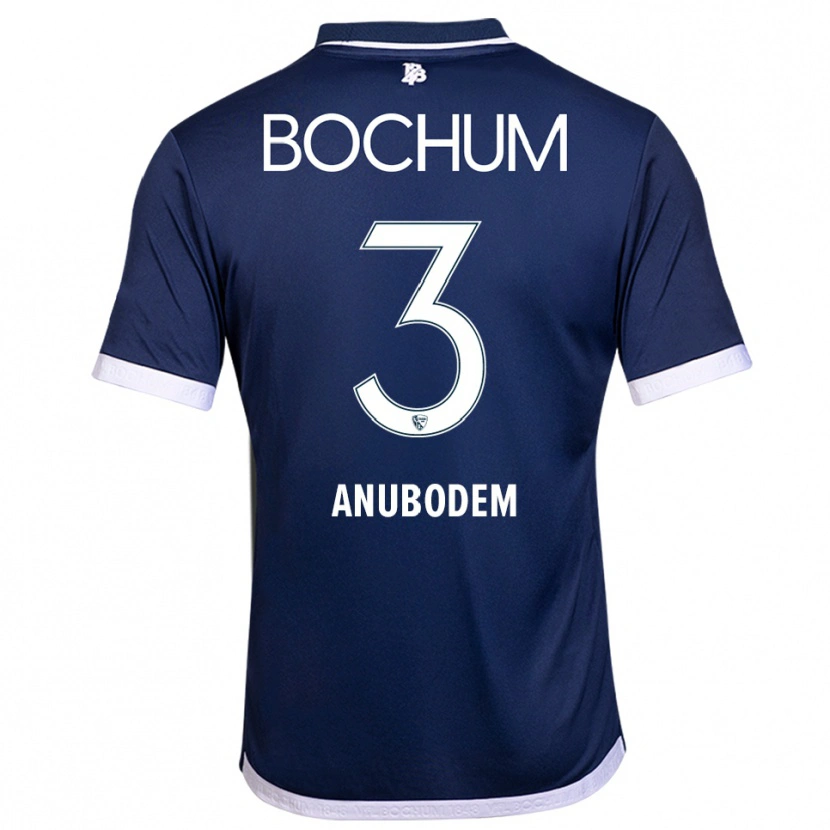 Danxen Kinder Takang Anubodem #3 Marineblau Weiß Heimtrikot Trikot 2025/26 T-Shirt Österreich