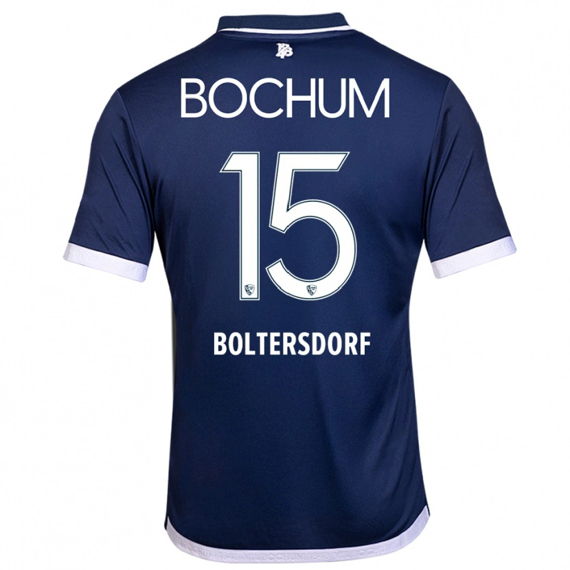 Danxen Kinder Sebastian Boltersdorf #15 Marineblau Weiß Heimtrikot Trikot 2025/26 T-Shirt Österreich
