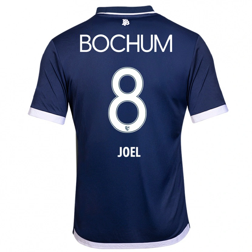 Danxen Kinder Nico Joel #8 Marineblau Weiß Heimtrikot Trikot 2025/26 T-Shirt Österreich