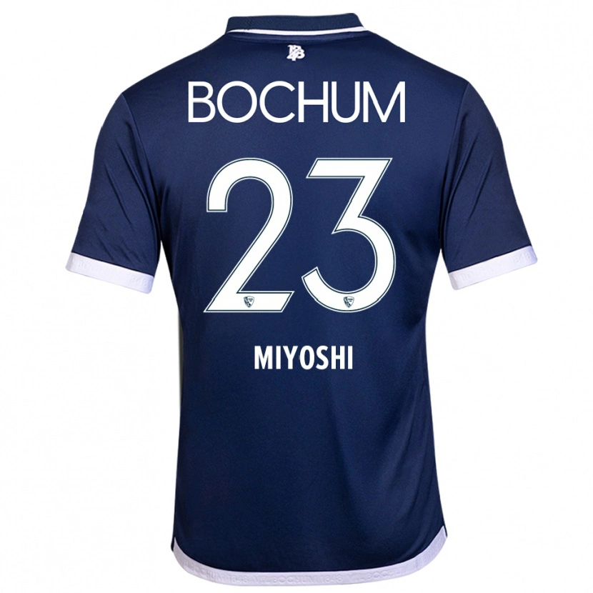 Danxen Kinder Koji Miyoshi #23 Marineblau Weiß Heimtrikot Trikot 2025/26 T-Shirt Österreich