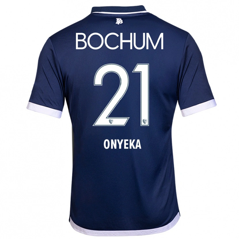 Danxen Kinder Francis Onyeka #21 Marineblau Weiß Heimtrikot Trikot 2025/26 T-Shirt Österreich