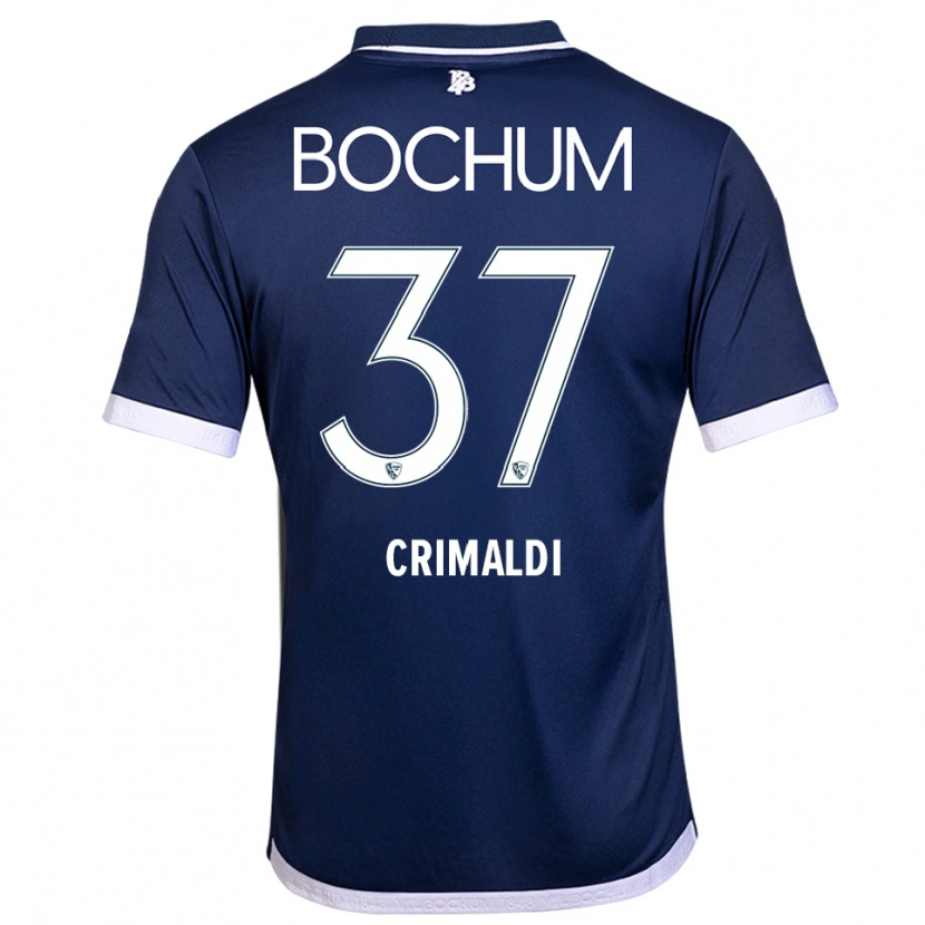 Danxen Kinder Alessandro Crimaldi #37 Marineblau Weiß Heimtrikot Trikot 2025/26 T-Shirt Österreich