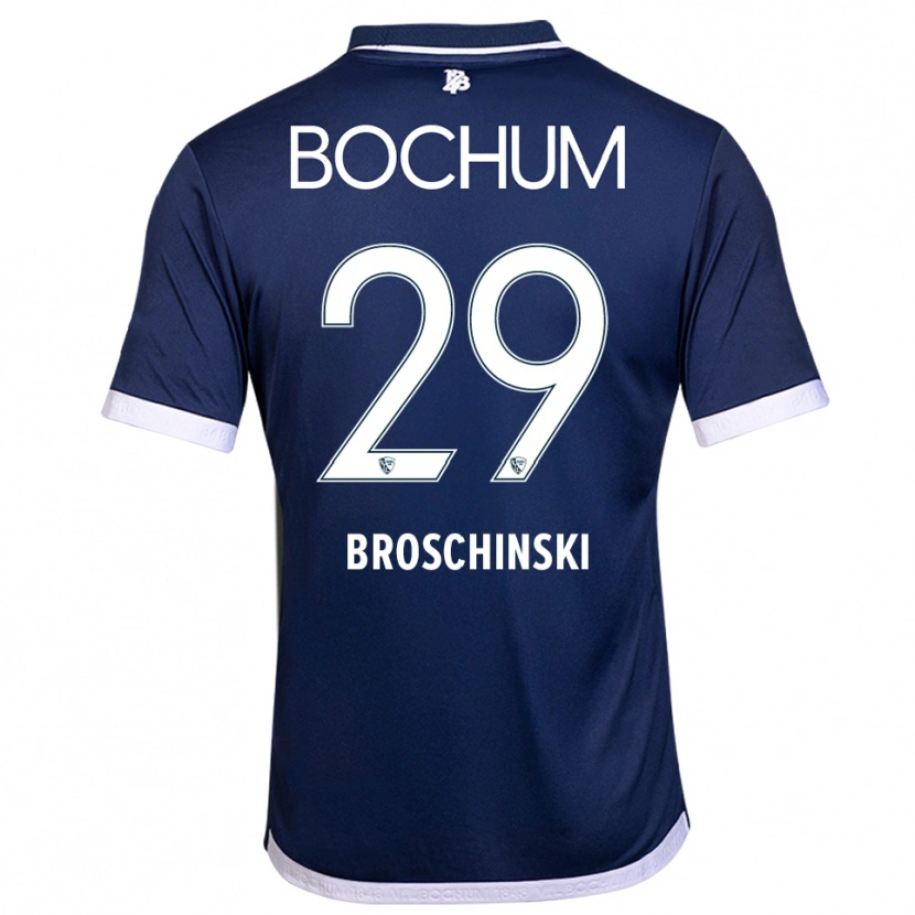 Danxen Kinder Moritz Broschinski #29 Marineblau Weiß Heimtrikot Trikot 2025/26 T-Shirt Österreich