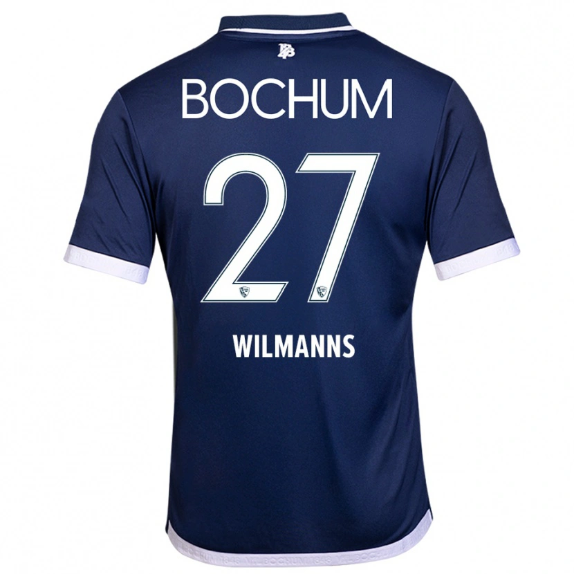 Danxen Kinder Anjo Wilmanns #27 Marineblau Weiß Heimtrikot Trikot 2025/26 T-Shirt Österreich