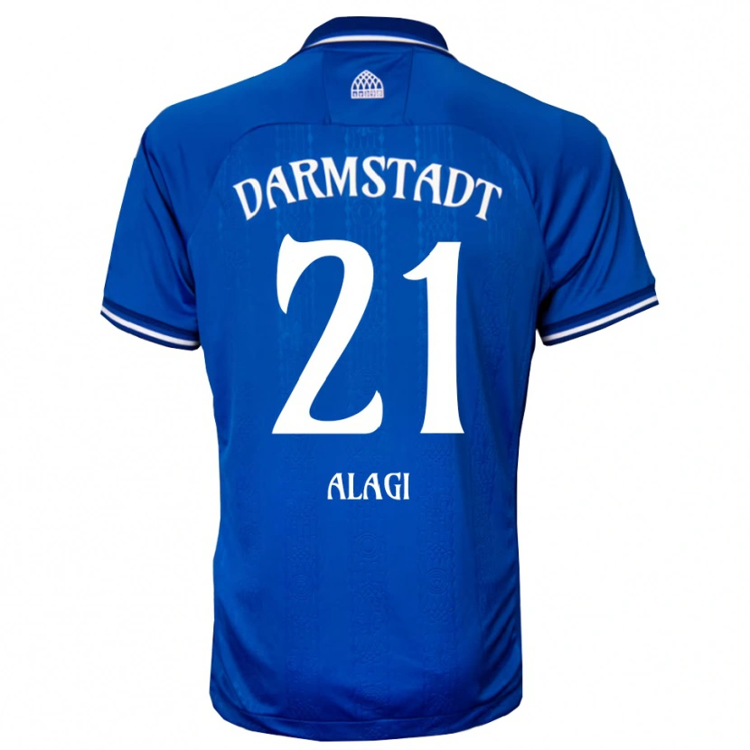 Danxen Kinder Aziz Alagi #21 Blau Weiß Heimtrikot Trikot 2025/26 T-Shirt Österreich
