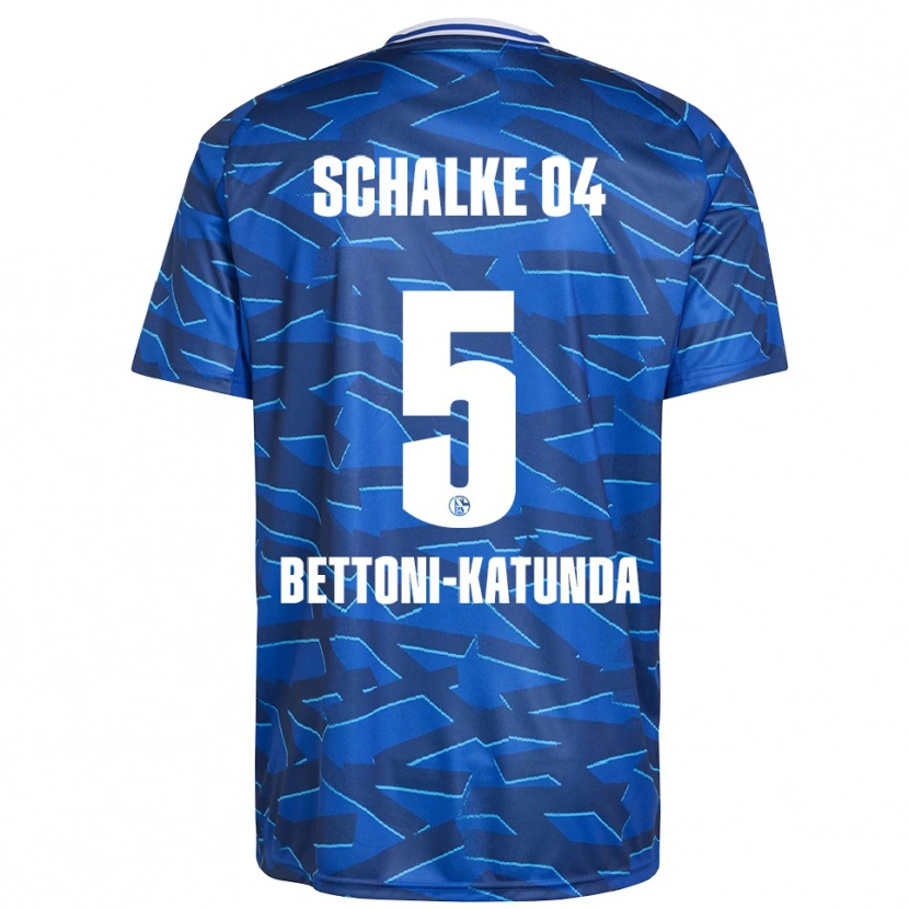 Danxen Kinder Claudio Bettoni-Katunda #5 Königsblau Weiß Heimtrikot Trikot 2025/26 T-Shirt Österreich
