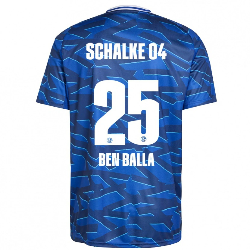 Danxen Kinder Yassin Ben Balla #25 Königsblau Weiß Heimtrikot Trikot 2025/26 T-Shirt Österreich