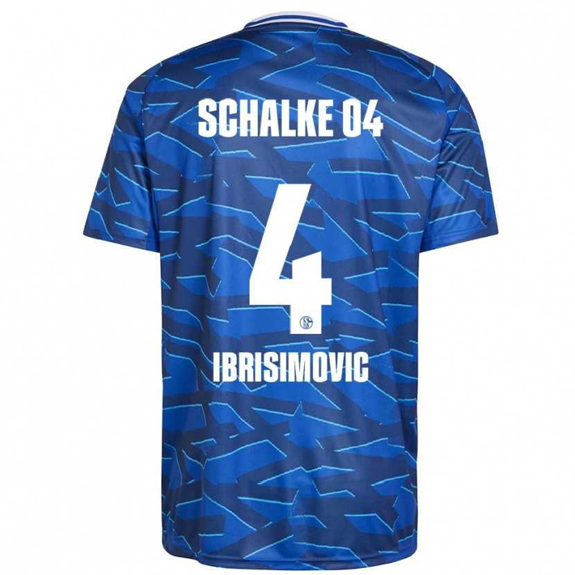 Danxen Kinder Amar Ibrisimovic #4 Königsblau Weiß Heimtrikot Trikot 2025/26 T-Shirt Österreich