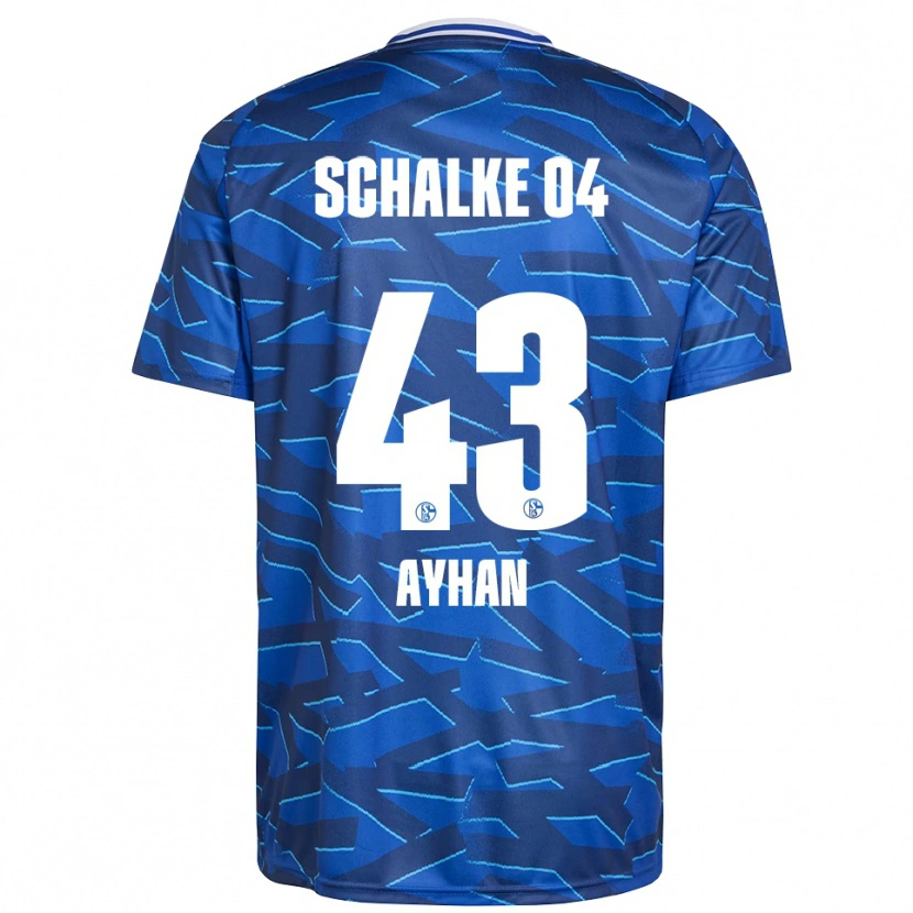 Danxen Kinder Mertcan Ayhan #43 Königsblau Weiß Heimtrikot Trikot 2025/26 T-Shirt Österreich