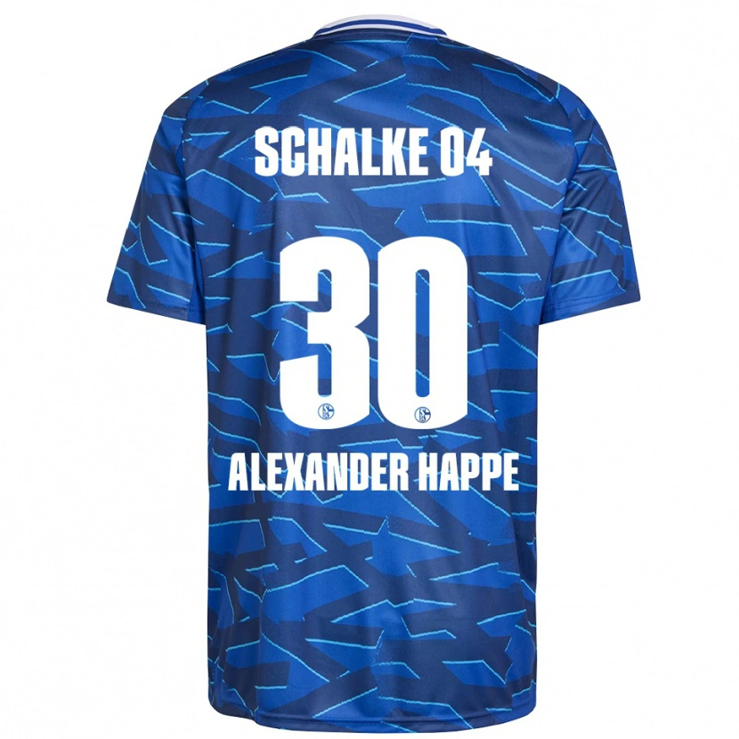 Danxen Kinder Luca Alexander Happe #30 Königsblau Weiß Heimtrikot Trikot 2025/26 T-Shirt Österreich