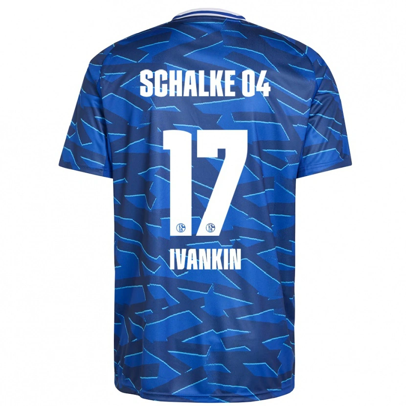 Danxen Kinder Alexander Ivankin #17 Königsblau Weiß Heimtrikot Trikot 2025/26 T-Shirt Österreich