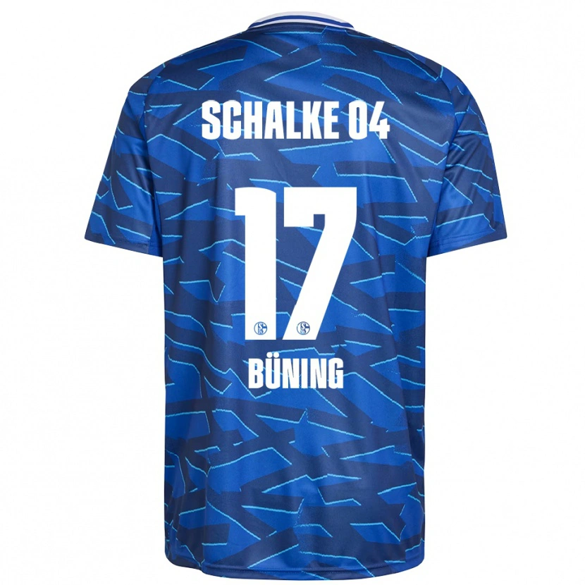 Danxen Kinder Michelle Büning #17 Königsblau Weiß Heimtrikot Trikot 2025/26 T-Shirt Österreich