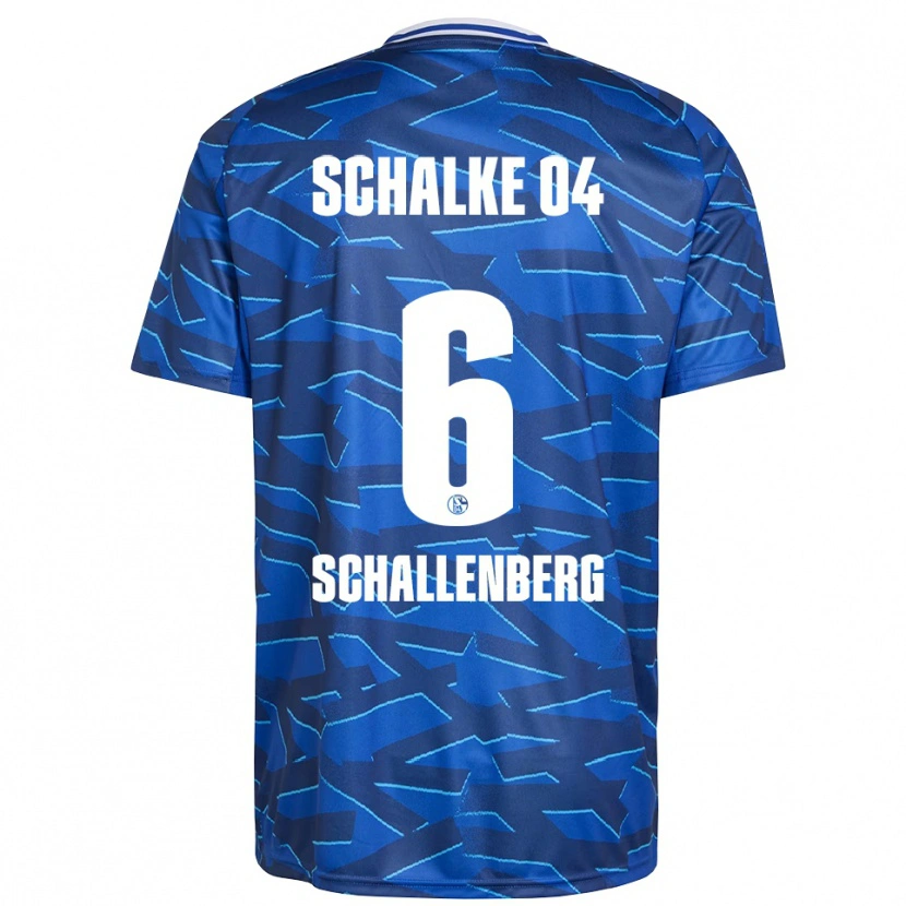 Danxen Kinder Ron Schallenberg #6 Königsblau Weiß Heimtrikot Trikot 2025/26 T-Shirt Österreich