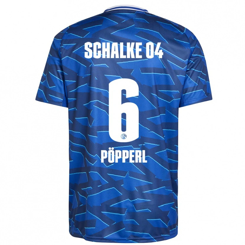Danxen Kinder Paul Pöpperl #6 Königsblau Weiß Heimtrikot Trikot 2025/26 T-Shirt Österreich