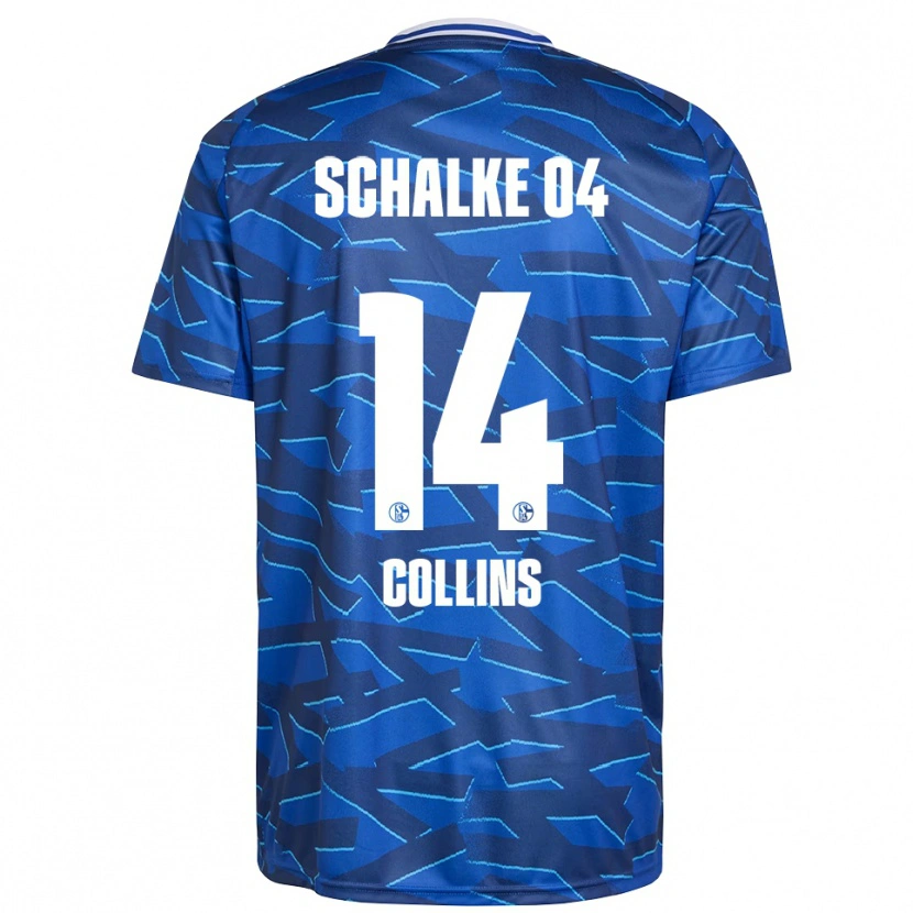 Danxen Kinder Brody Collins #14 Königsblau Weiß Heimtrikot Trikot 2025/26 T-Shirt Österreich