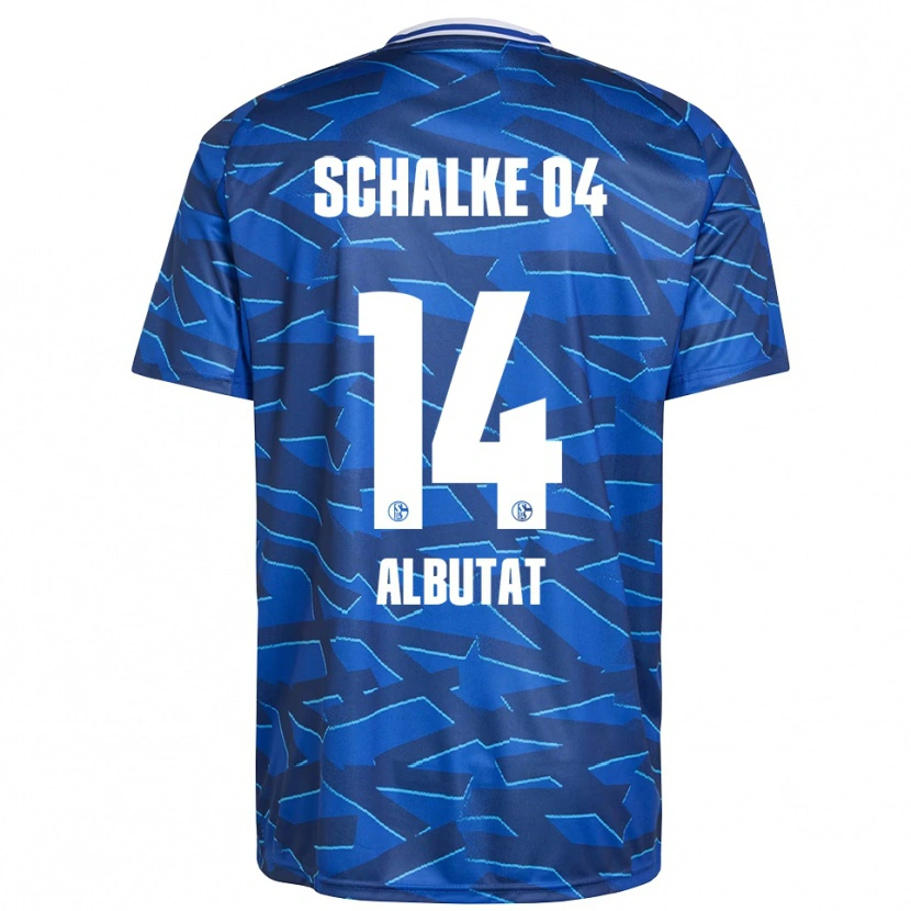 Danxen Kinder Tim Albutat #14 Königsblau Weiß Heimtrikot Trikot 2025/26 T-Shirt Österreich