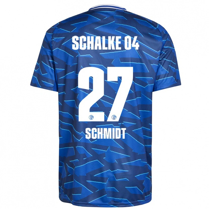 Danxen Kinder Tim Schmidt #27 Königsblau Weiß Heimtrikot Trikot 2025/26 T-Shirt Österreich