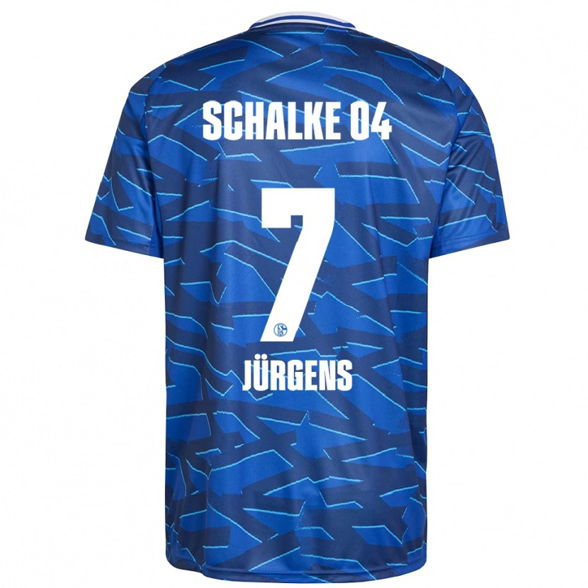 Danxen Kinder Celina Jürgens #7 Königsblau Weiß Heimtrikot Trikot 2025/26 T-Shirt Österreich