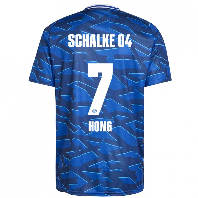 Danxen Kinder Seok-Ju Hong #7 Königsblau Weiß Heimtrikot Trikot 2025/26 T-Shirt Österreich