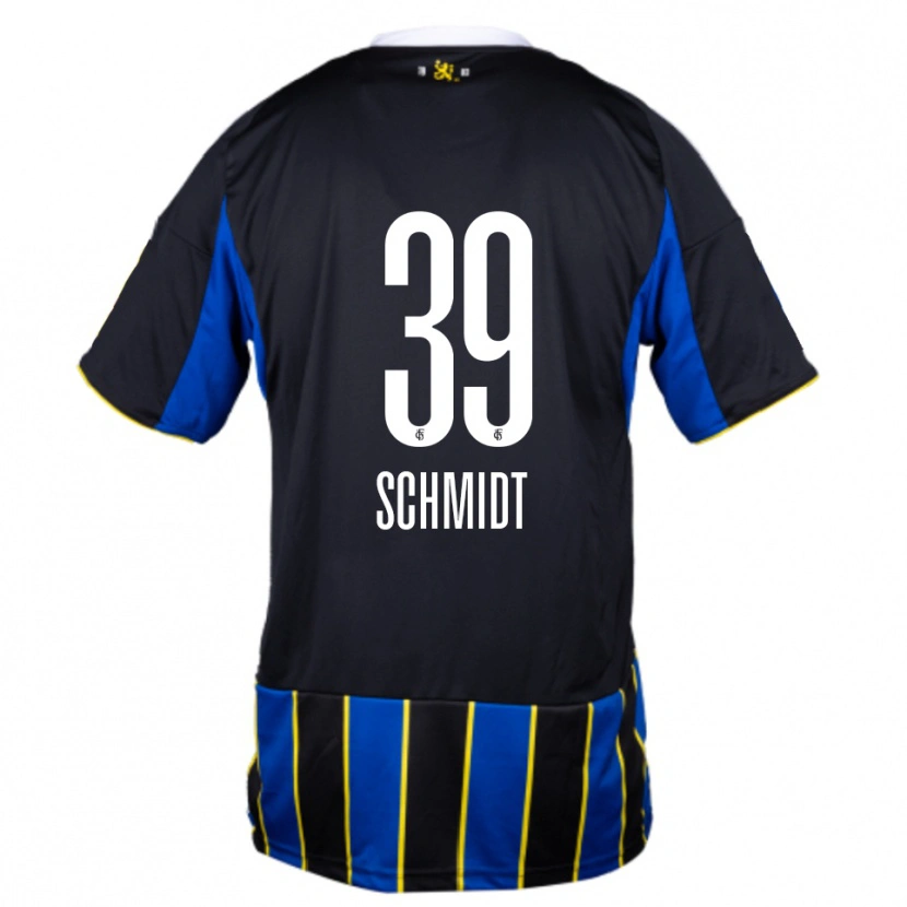 Danxen Kinder Patrick Schmidt #39 Blau Schwarz Gelb Heimtrikot Trikot 2025/26 T-Shirt Österreich