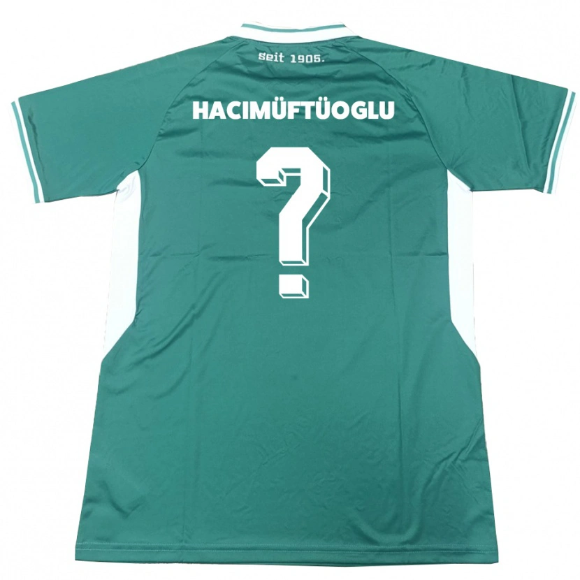 Danxen Kinder Belinay Hacimüftüoglu #0 Grün Weiß Heimtrikot Trikot 2025/26 T-Shirt Österreich