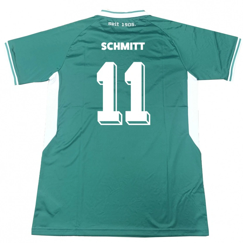 Danxen Kinder Valentin Schmitt #11 Grün Weiß Heimtrikot Trikot 2025/26 T-Shirt Österreich