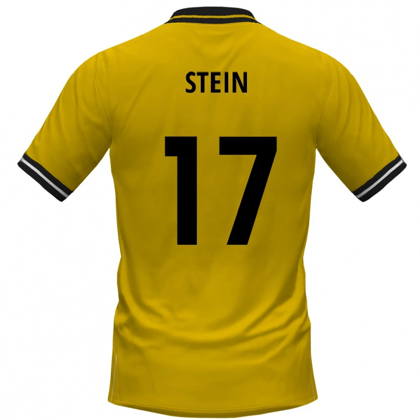 Danxen Kinder Hugo Stein #17 Gelb Schwarz Heimtrikot Trikot 2025/26 T-Shirt Österreich