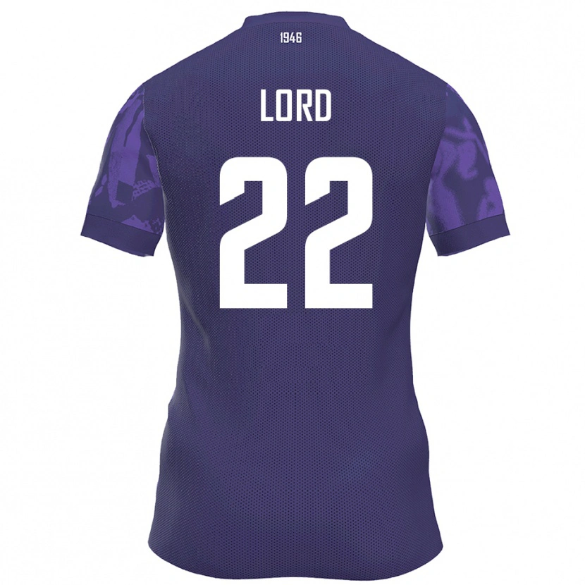 Danxen Kinder Louis Lord #22 Lila Weiß Heimtrikot Trikot 2025/26 T-Shirt Österreich