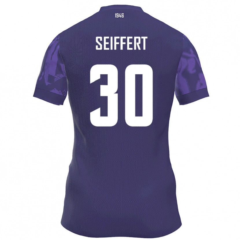 Danxen Kinder Moritz Seiffert #30 Lila Weiß Heimtrikot Trikot 2025/26 T-Shirt Österreich
