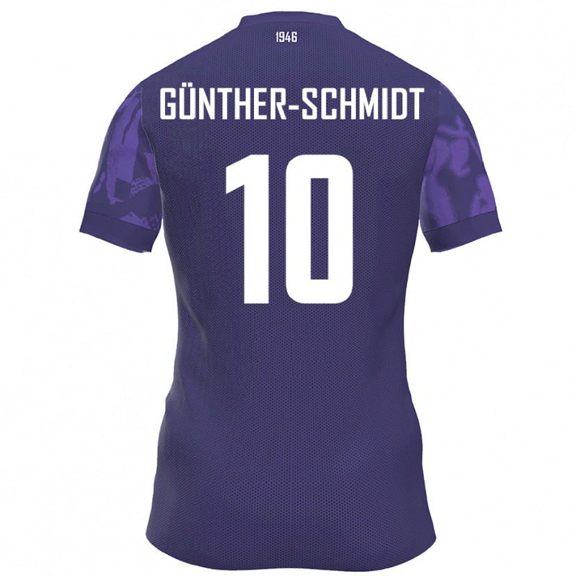 Danxen Kinder Julian Günther-Schmidt #10 Lila Weiß Heimtrikot Trikot 2025/26 T-Shirt Österreich