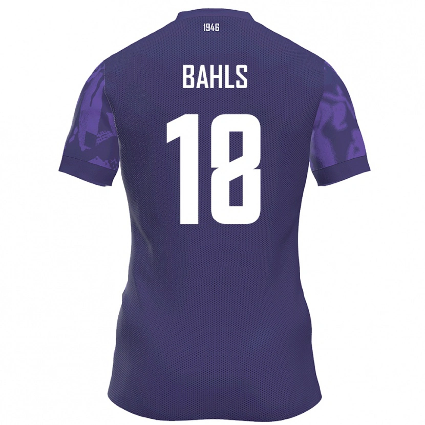 Danxen Kinder Luca Bahls #18 Lila Weiß Heimtrikot Trikot 2025/26 T-Shirt Österreich