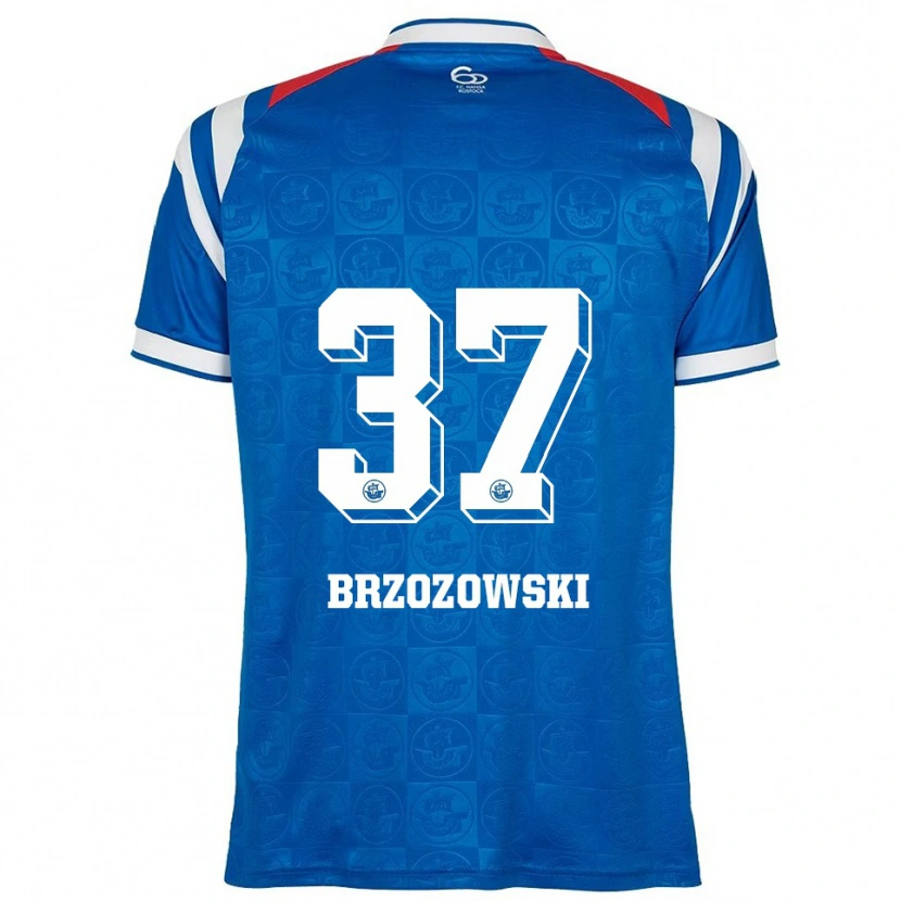 Danxen Kinder Milosz Brzozowski #37 Blau Weiß Rot Heimtrikot Trikot 2025/26 T-Shirt Österreich