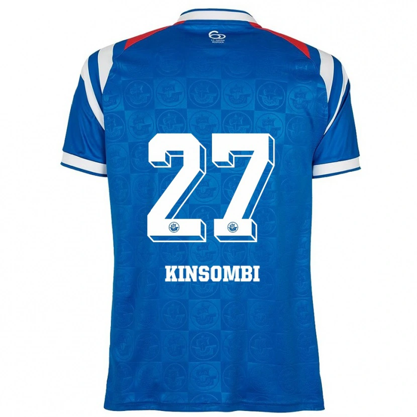 Danxen Kinder Christian Kinsombi #27 Blau Weiß Rot Heimtrikot Trikot 2025/26 T-Shirt Österreich