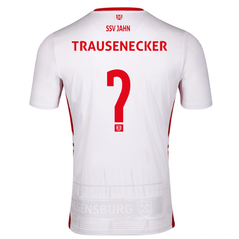 Danxen Kinder Bastian Trausenecker #0 Weiß Rot Heimtrikot Trikot 2025/26 T-Shirt Österreich