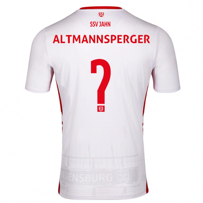 Danxen Kinder Felix Altmannsperger #0 Weiß Rot Heimtrikot Trikot 2025/26 T-Shirt Österreich