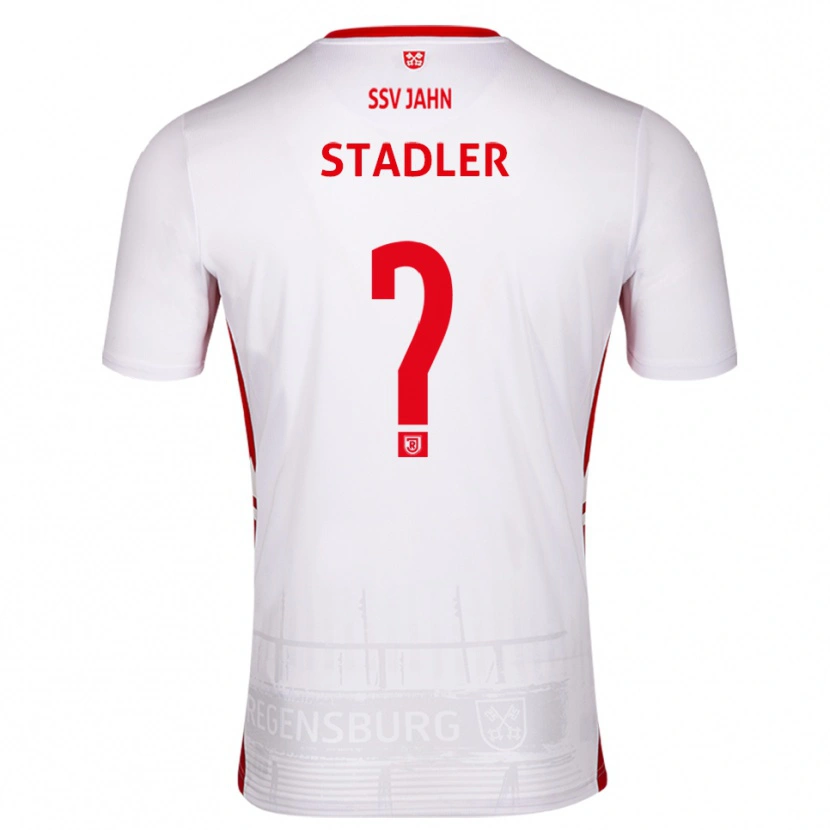 Danxen Kinder Sebastian Stadler #0 Weiß Rot Heimtrikot Trikot 2025/26 T-Shirt Österreich