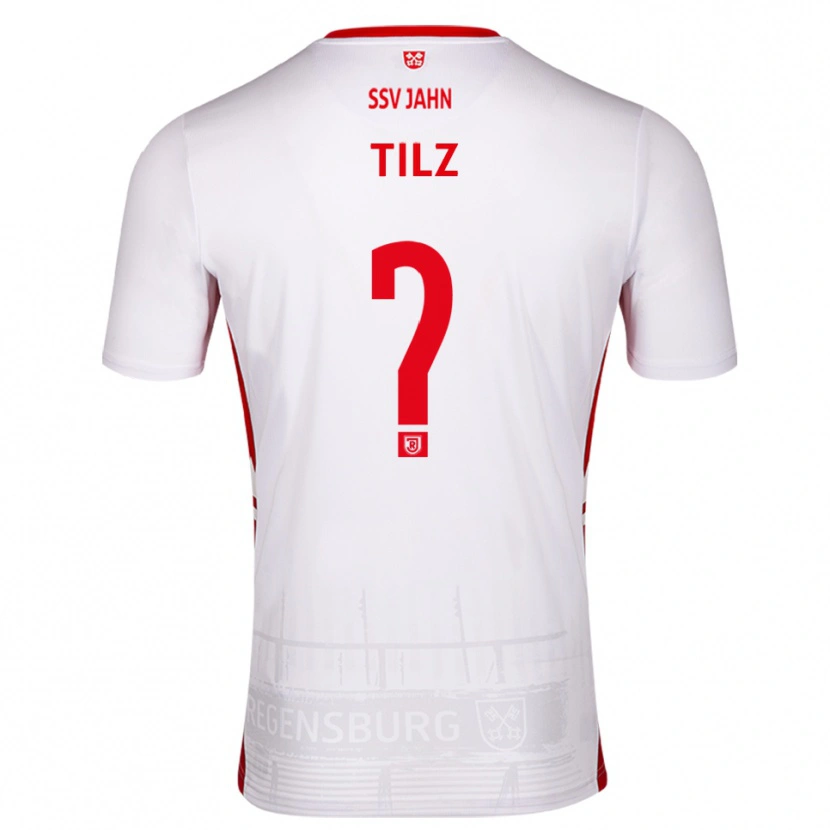 Danxen Kinder Julius Tilz #0 Weiß Rot Heimtrikot Trikot 2025/26 T-Shirt Österreich