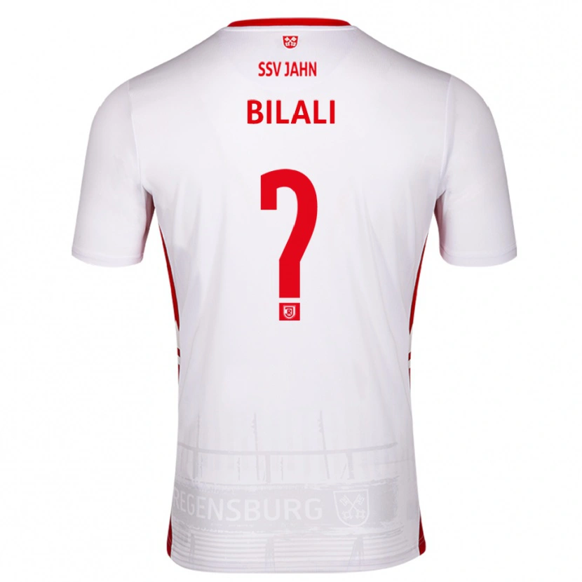 Danxen Kinder Besmir Bilali #0 Weiß Rot Heimtrikot Trikot 2025/26 T-Shirt Österreich