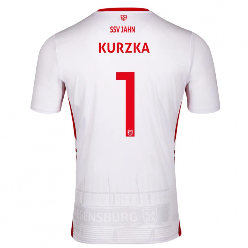 Danxen Kinder Timo Kurzka #1 Weiß Rot Heimtrikot Trikot 2025/26 T-Shirt Österreich